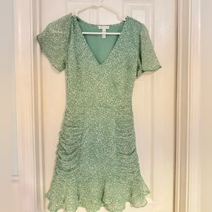 Green Floral Dress